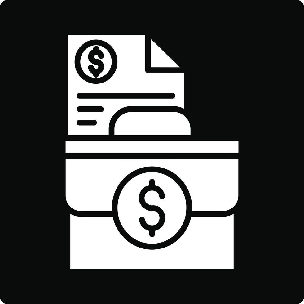 Business Portfolio Illustration Icon vector