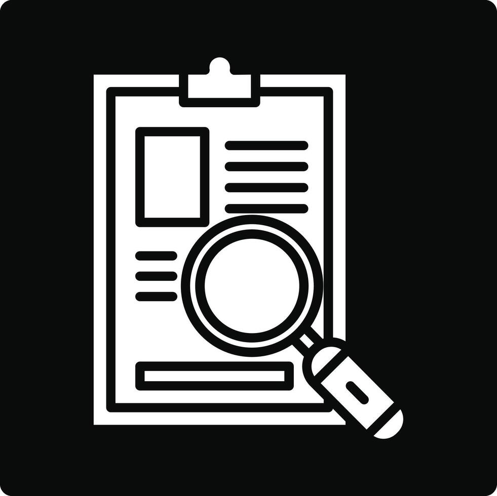 Investigation Illustration Icon vector