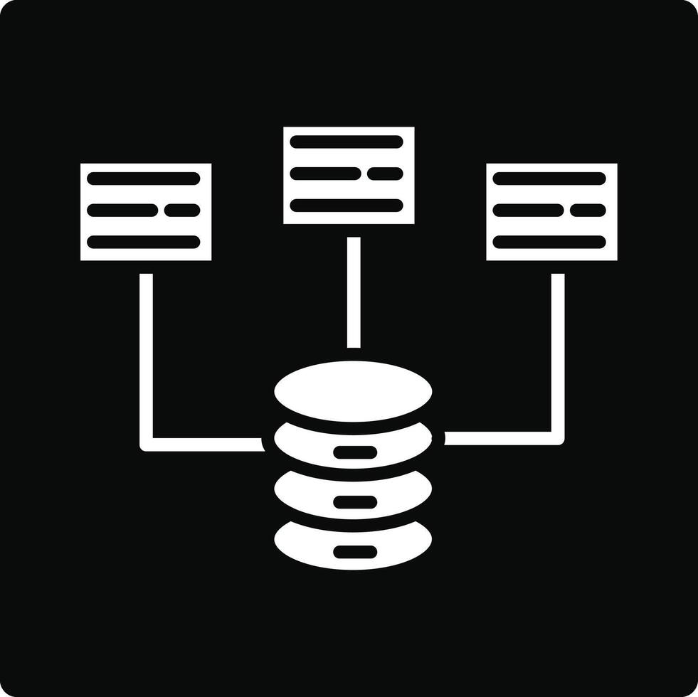 Big Data Illustration Icon vector