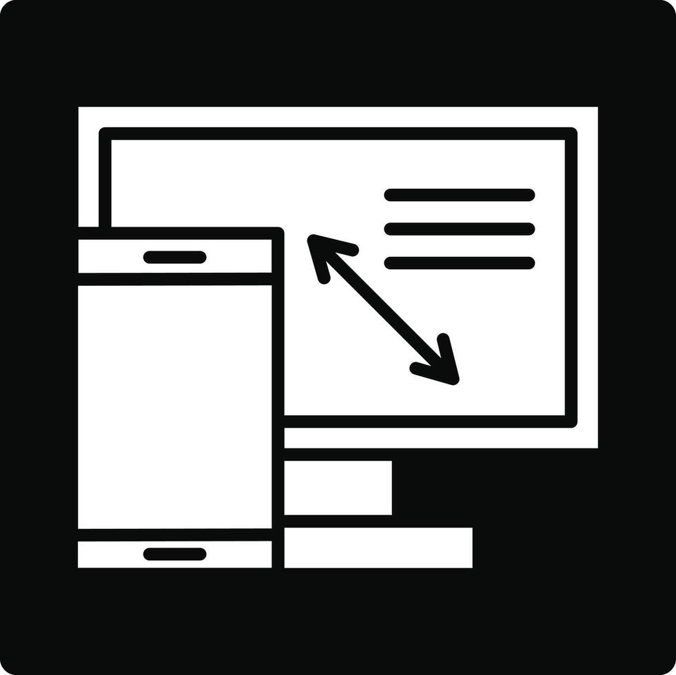 Responsive Design Illustration Icon vector