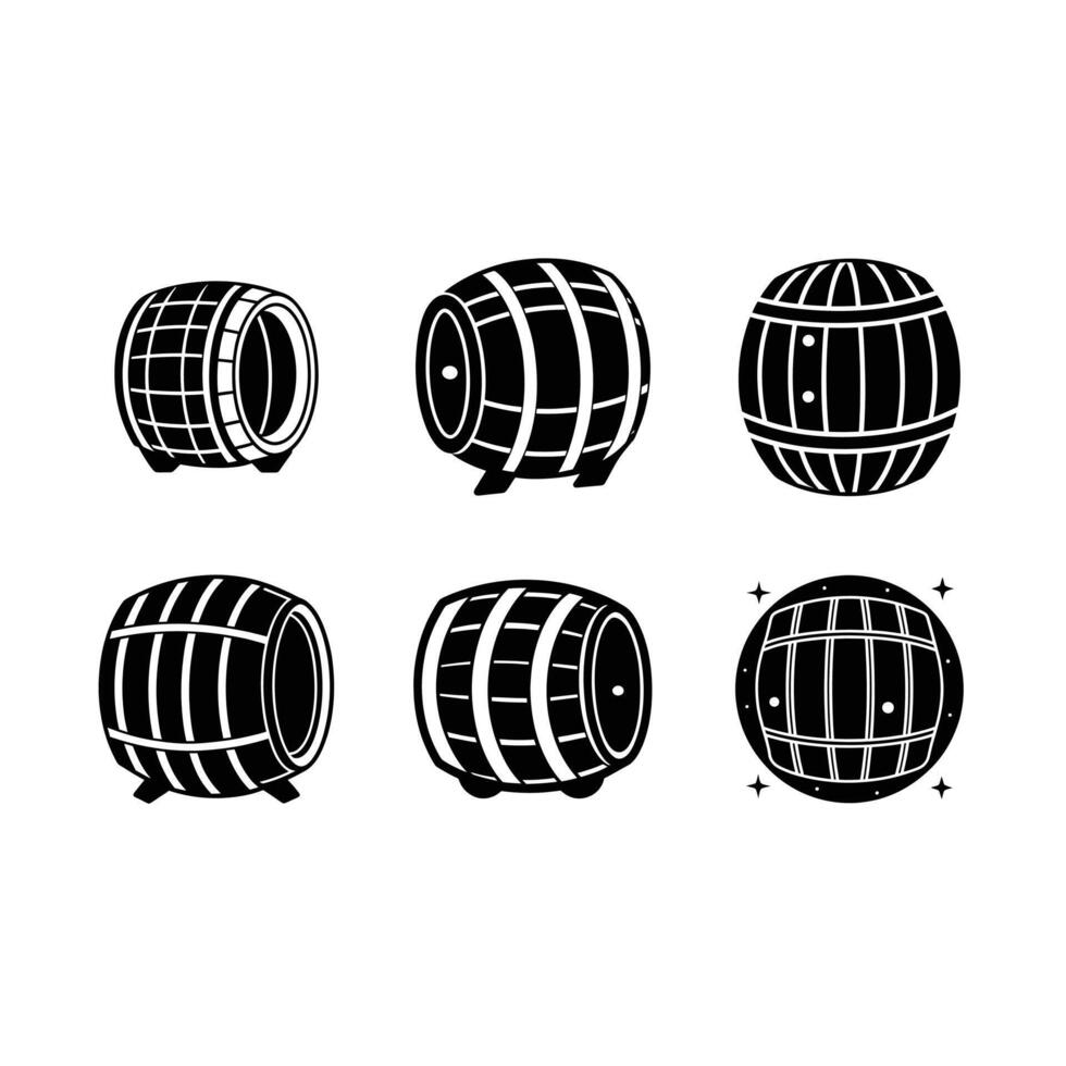 High-quality wine barrel design for digital art and creative projects vector