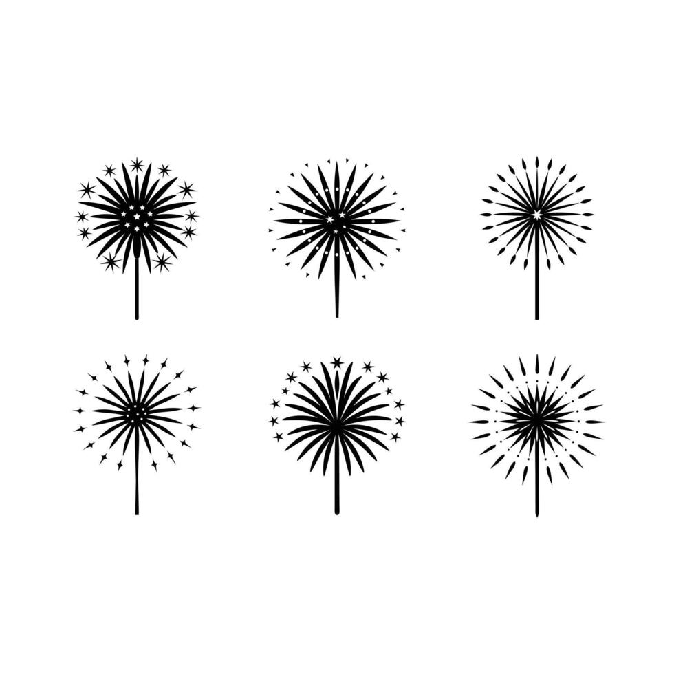 Stunning willow burst firework perfect for celebrations and festive designs vector