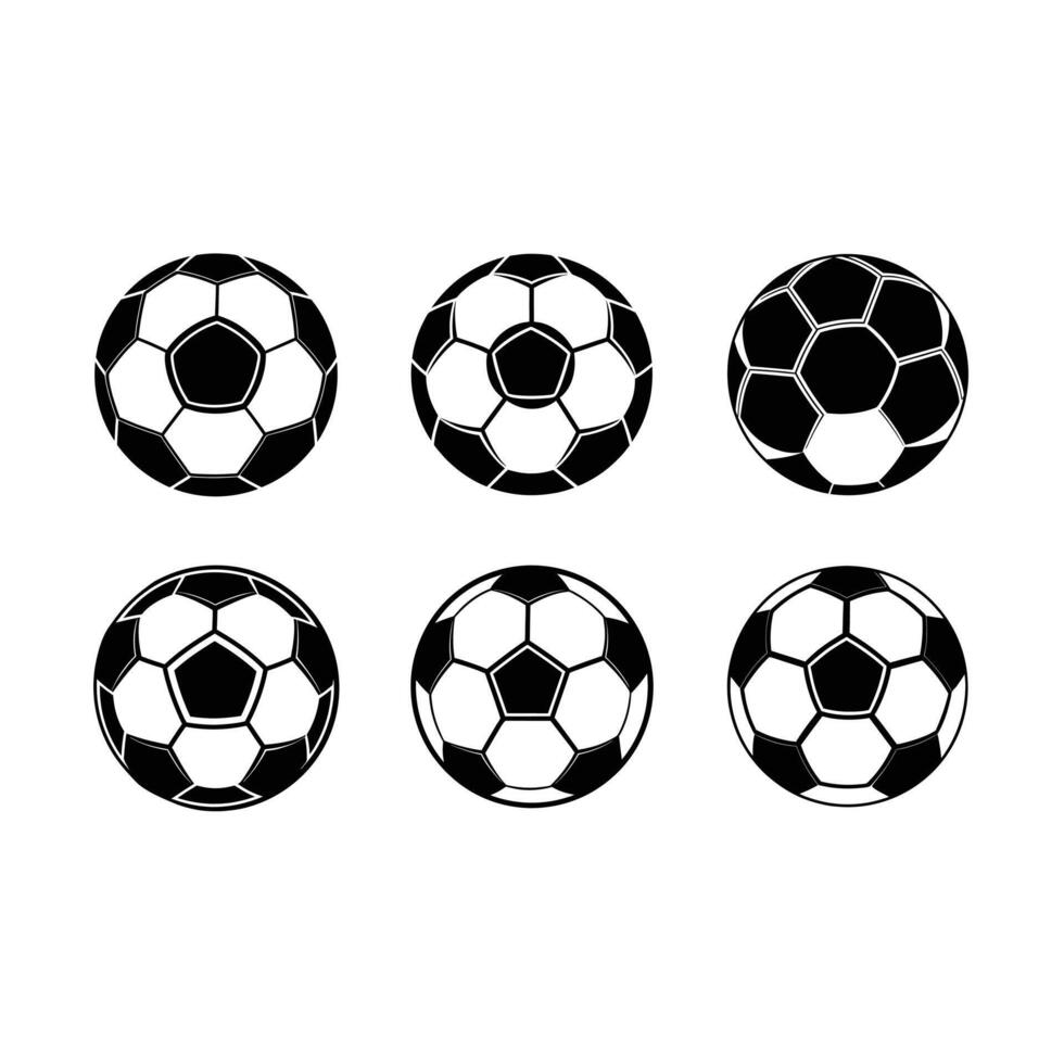 High-quality soccer ball design for sports-themed digital and print projects vector
