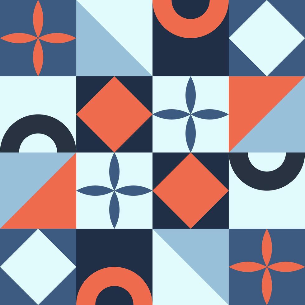Seamless geometric pattern designed for backgrounds, wallpaper, wrapping paper, and cards. vector