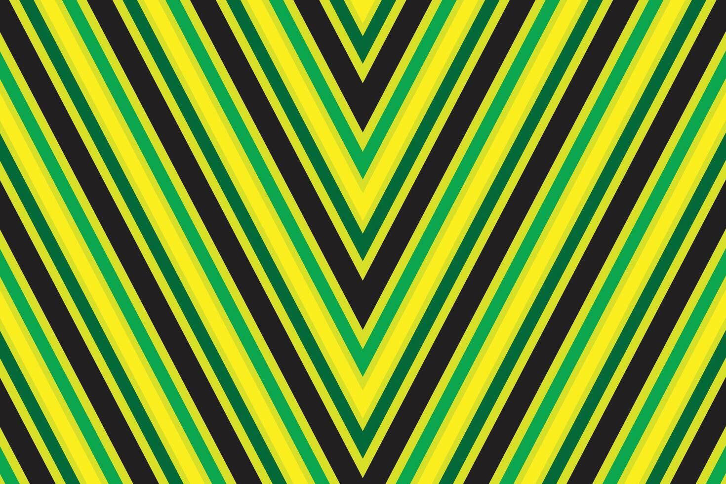 simple abstract creative black green color v shape arrow line pattern a yellow and green striped pattern with a square in the middle vector