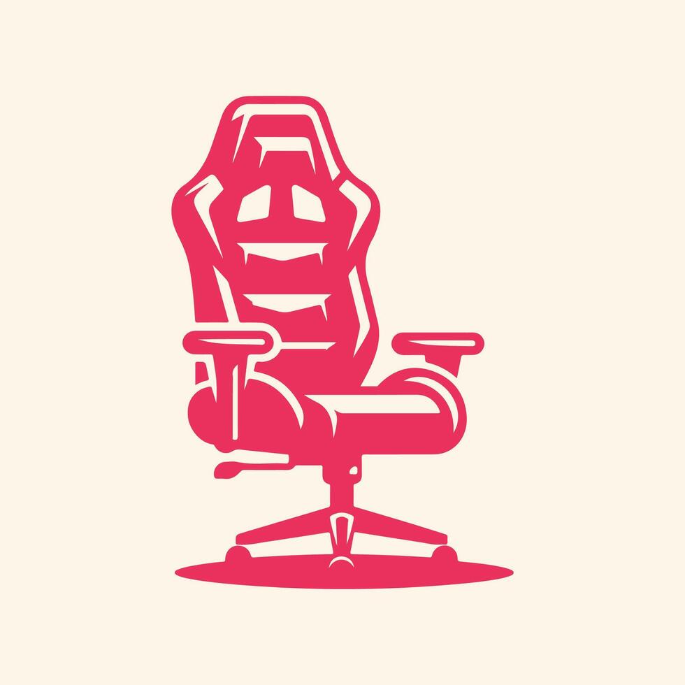 Gaming Chair trendy artwork ravishing abstract illustration colorful applied design vector