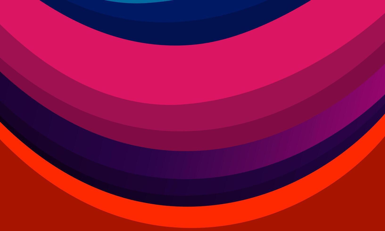 Abstract colorful geometric isometric background. curve lines. vector