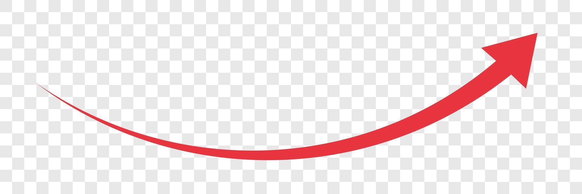 Arrow of the flight path and the motion of the object vector