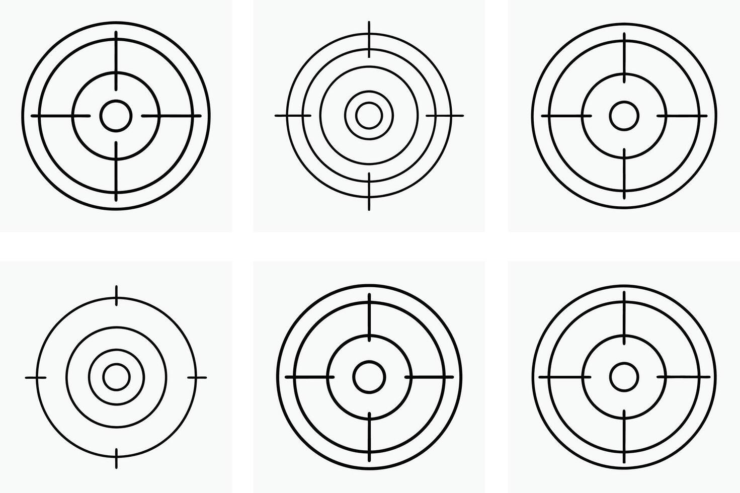 Target Icon Clipart vector