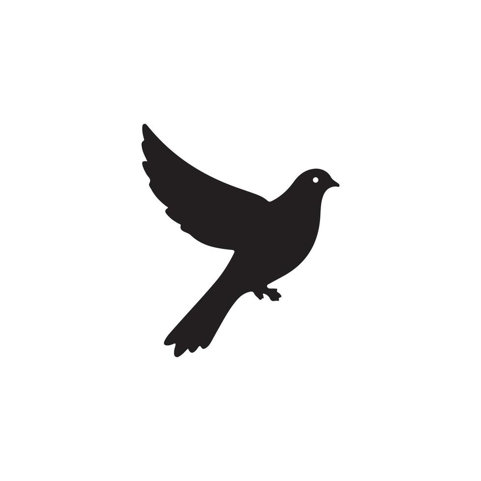 Bird silhouette Style background vector