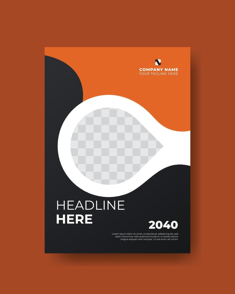 Clean And Modern Template for Flyers, Annual Reports, Magazines, And Business Catalogs. vector