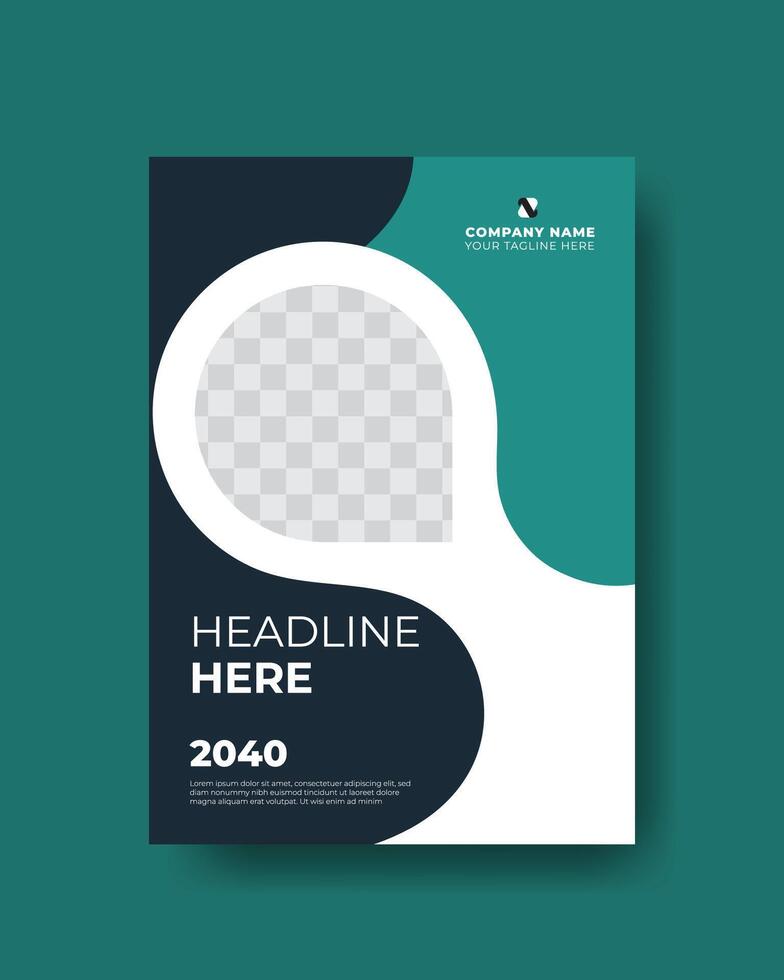 Modern And Professional Template for Flyers, Annual Reports, Magazines, And Business Catalogs. vector
