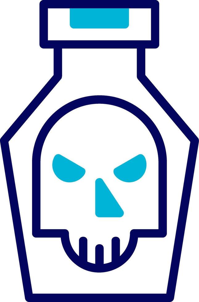 Poison Blue Mixed Icon vector