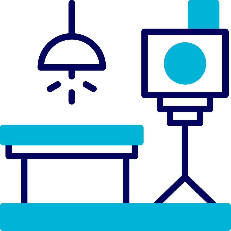 Photo Studio Blue Mixed Icon vector