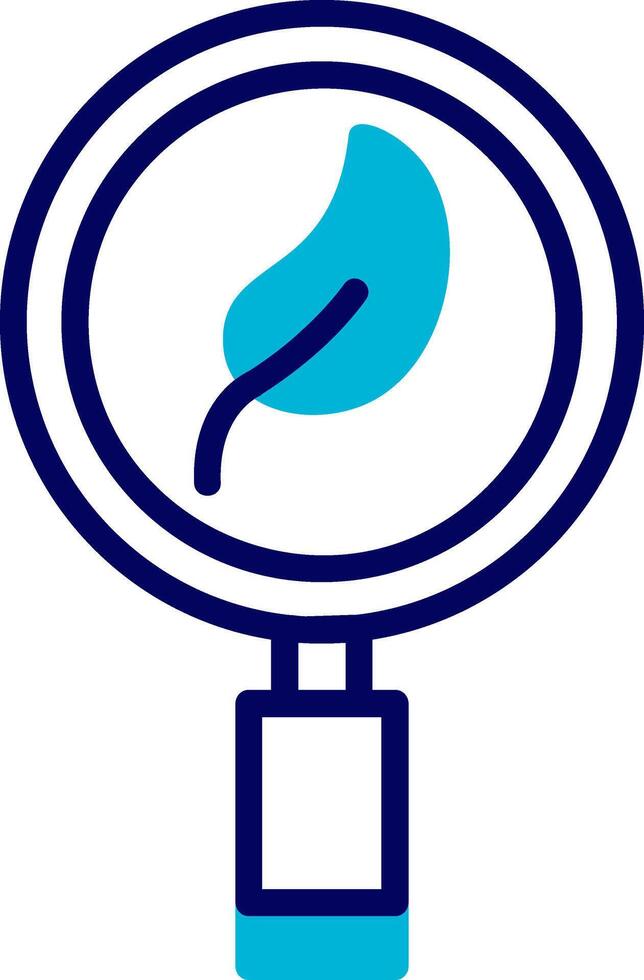 Eco Research Blue Mixed Icon vector