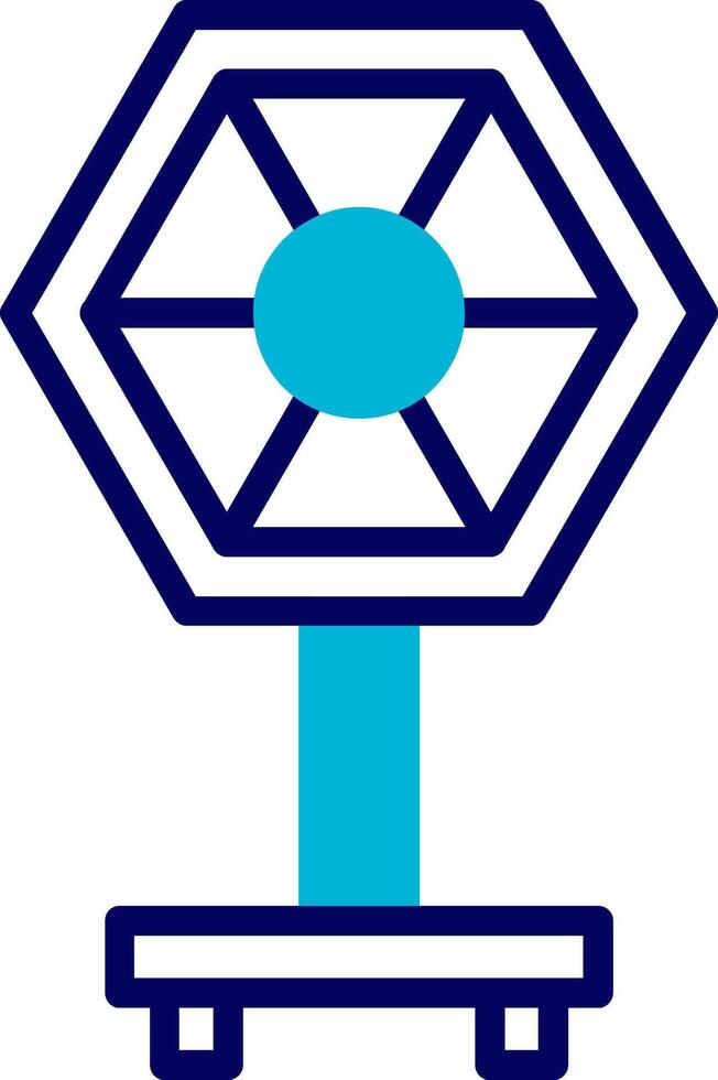 Camera Reflector Blue Mixed Icon vector