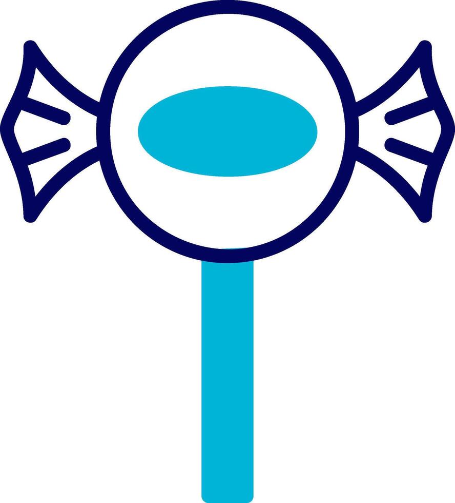 Lollipop Blue Mixed Icon vector