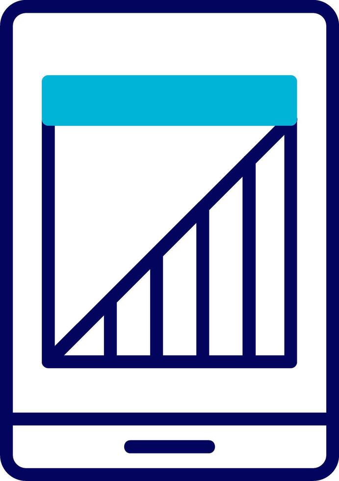 Color Contrast Blue Mixed Icon vector