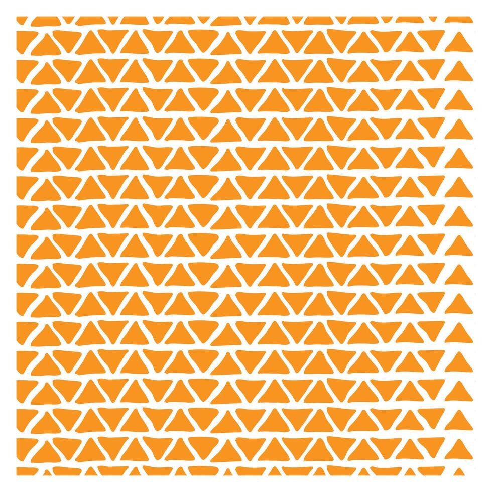 Bright Orange Geometric Triangle Pattern vector