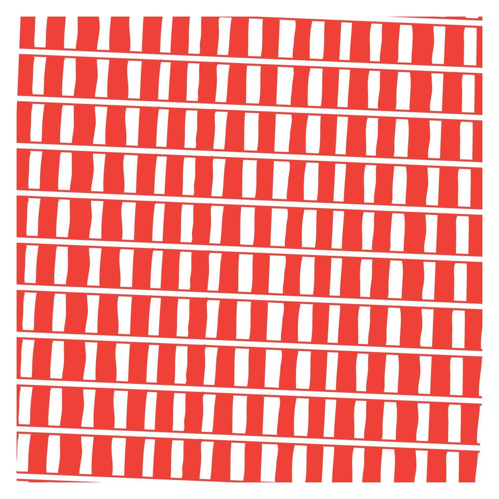 Red Geometric Striped Abstract Pattern vector