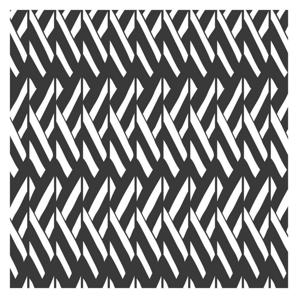 Black and White Zigzag Abstract Design vector