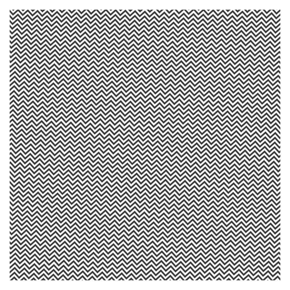 Minimal Black and White Zigzag Pattern vector