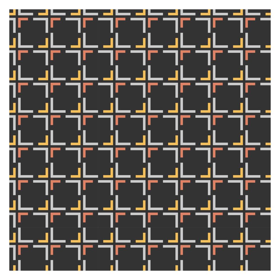Dark Abstract Cross Pattern Design vector