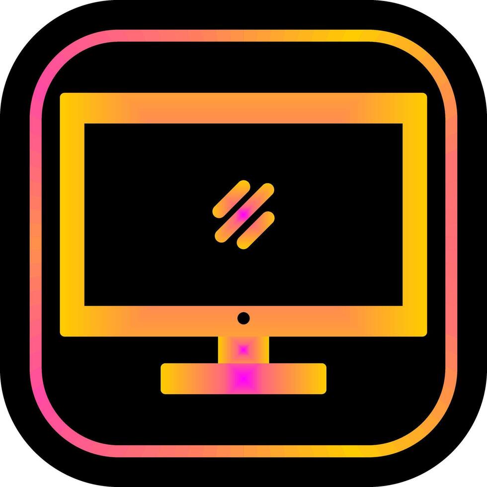 Monitor Icon Design vector