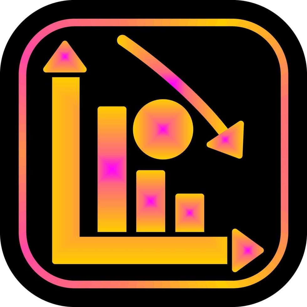 Money Down Icon Design vector