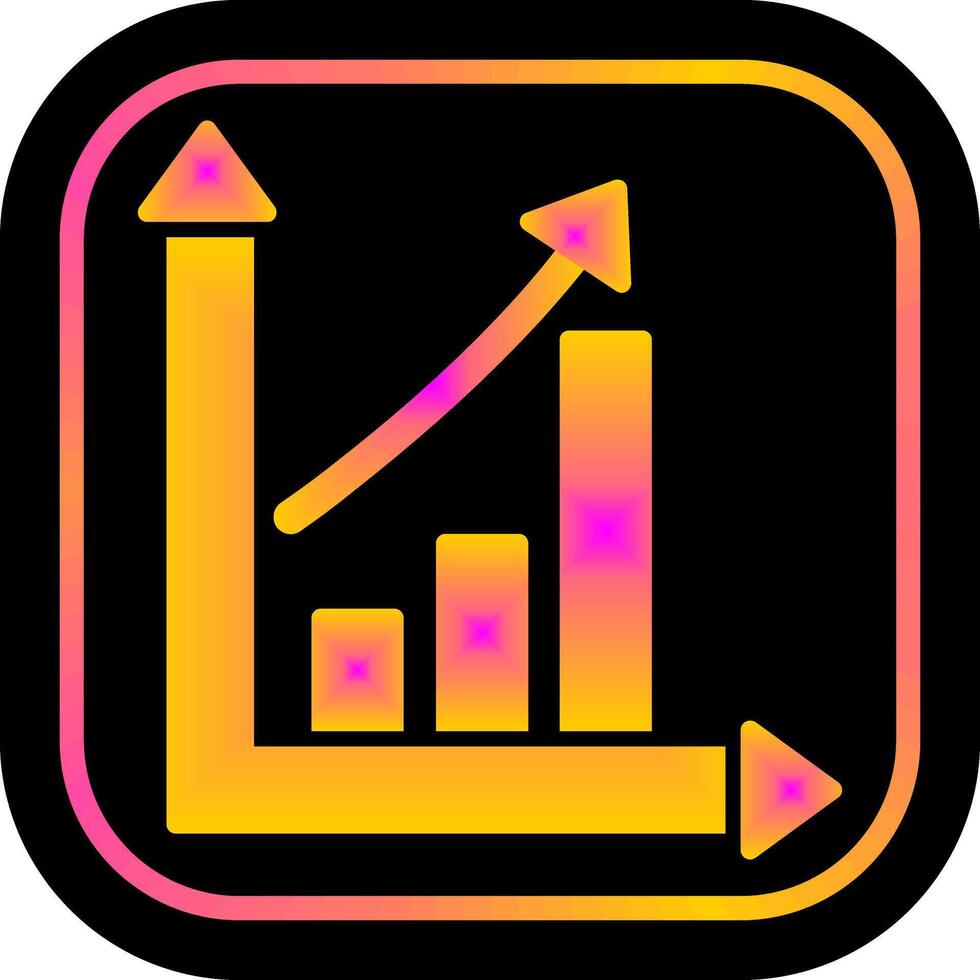 Chart Up Icon Design vector