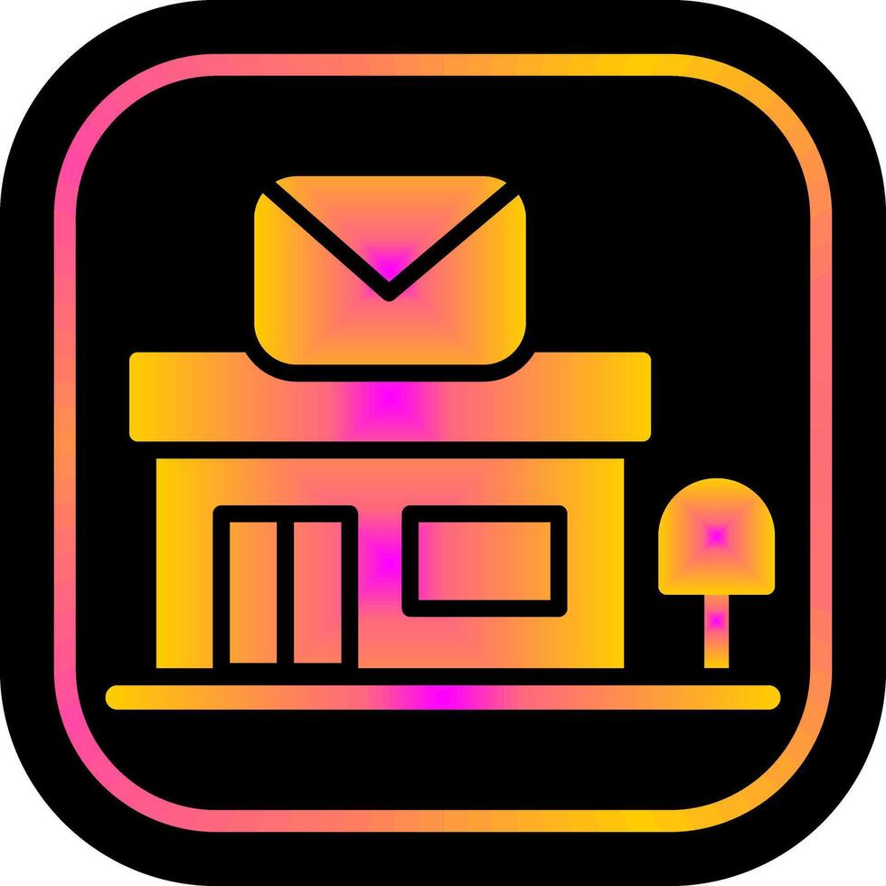 Post Office Icon Design vector