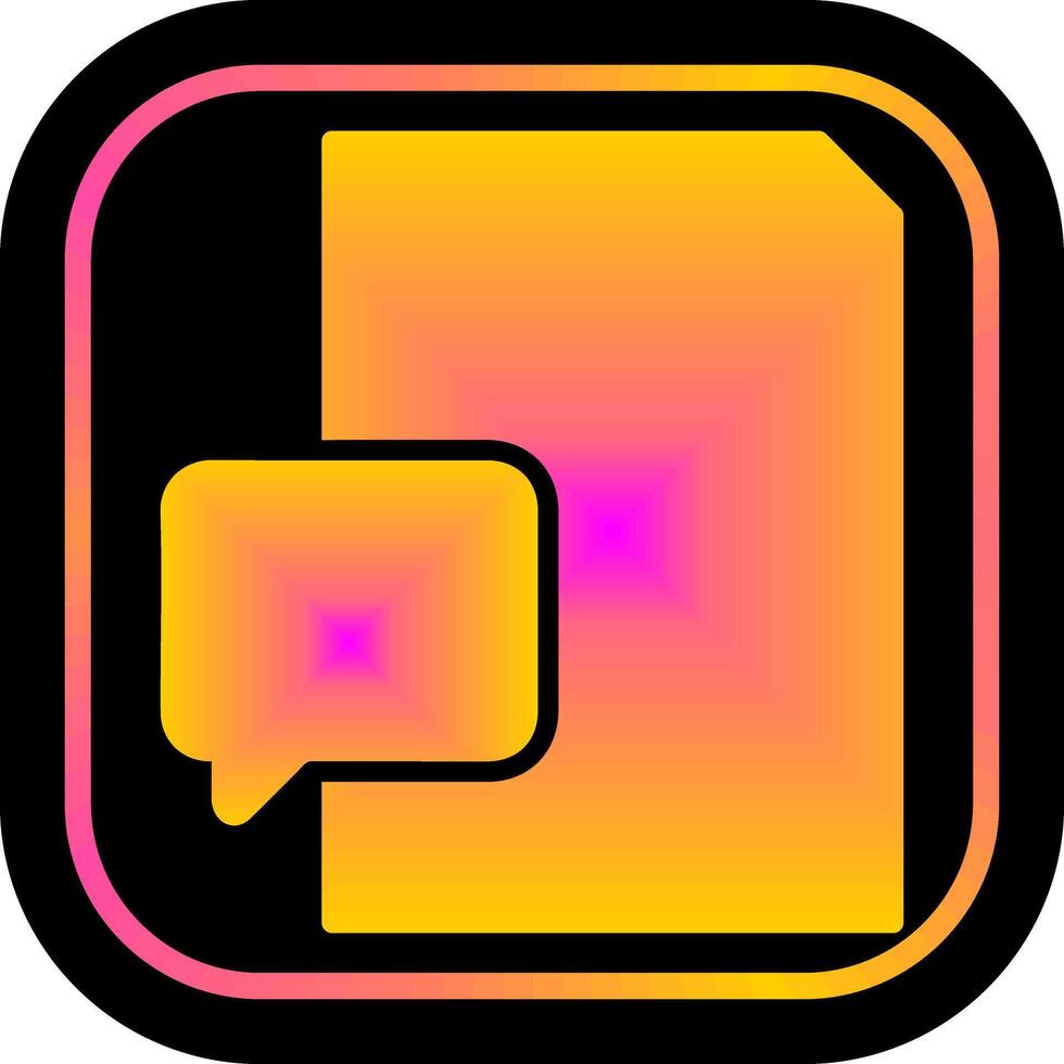 Feedback Form Icon Design vector