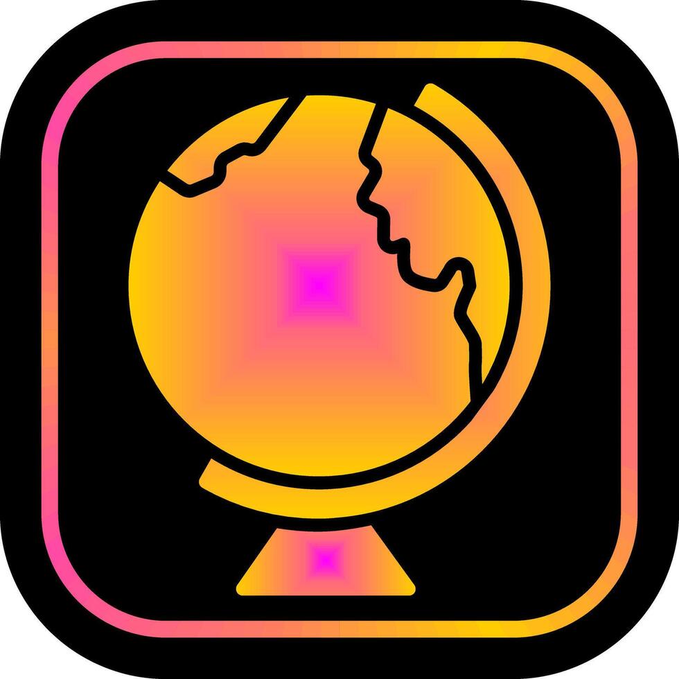 Earth Globe Asia Australia Icon Design vector
