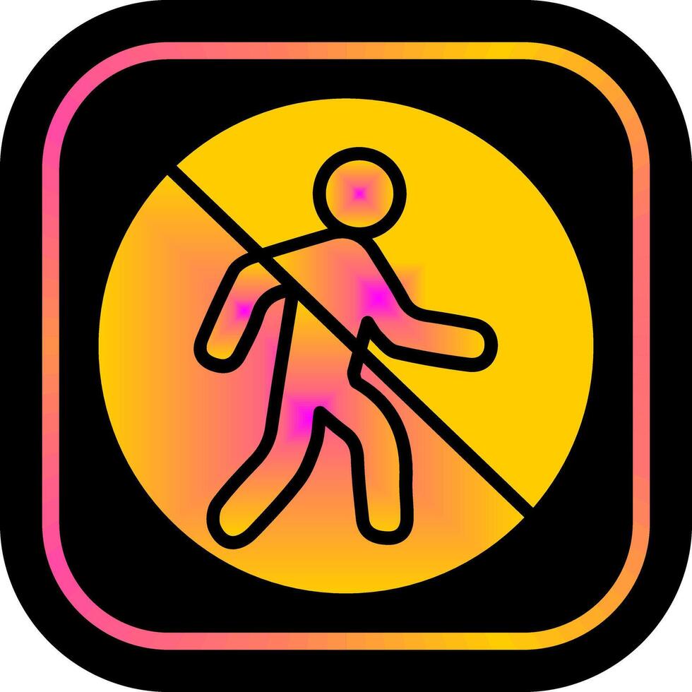 No Entry Sign Icon Design vector
