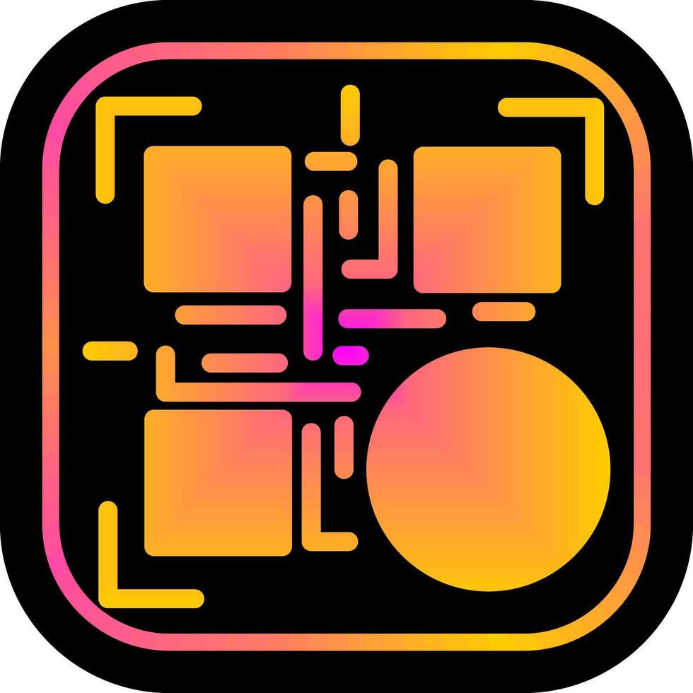 QR Code Download Icon Design vector