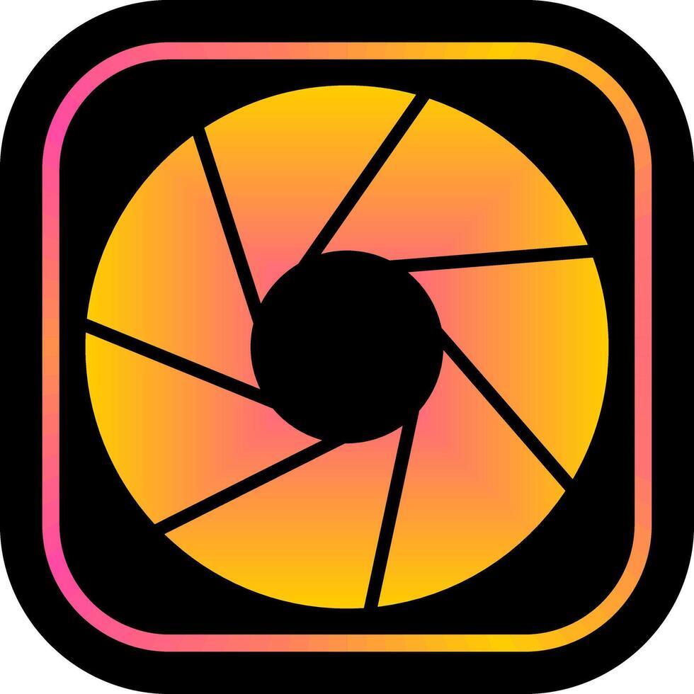 Aperture Artifacts Icon Design vector