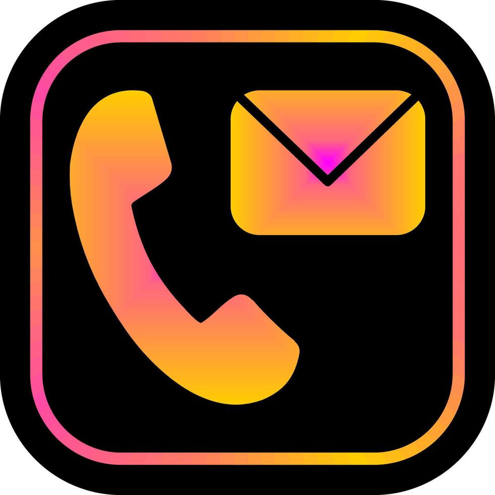 Contact Us Icon Design vector