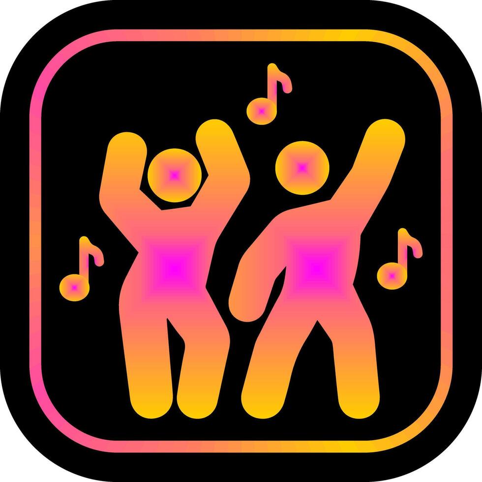 Music and Dance Icon Design vector