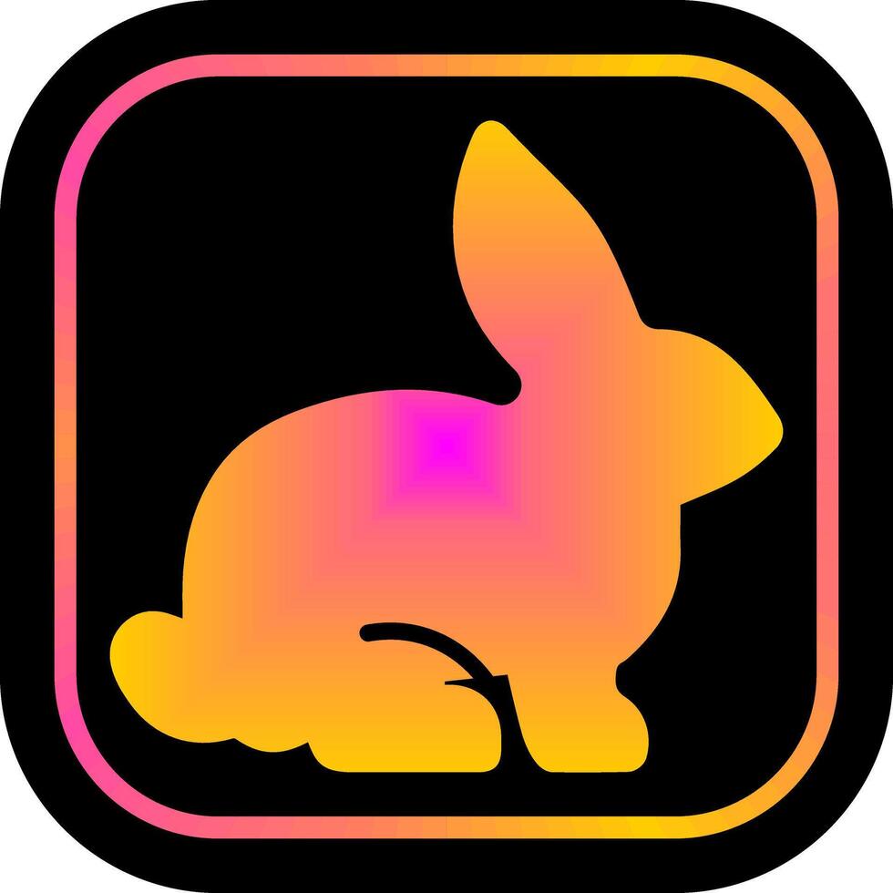 Rabbit Icon Design vector