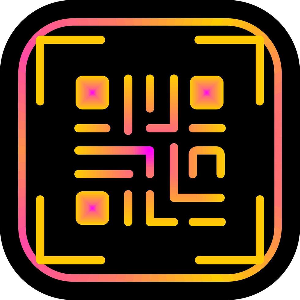 QR Code Generator Icon Design vector