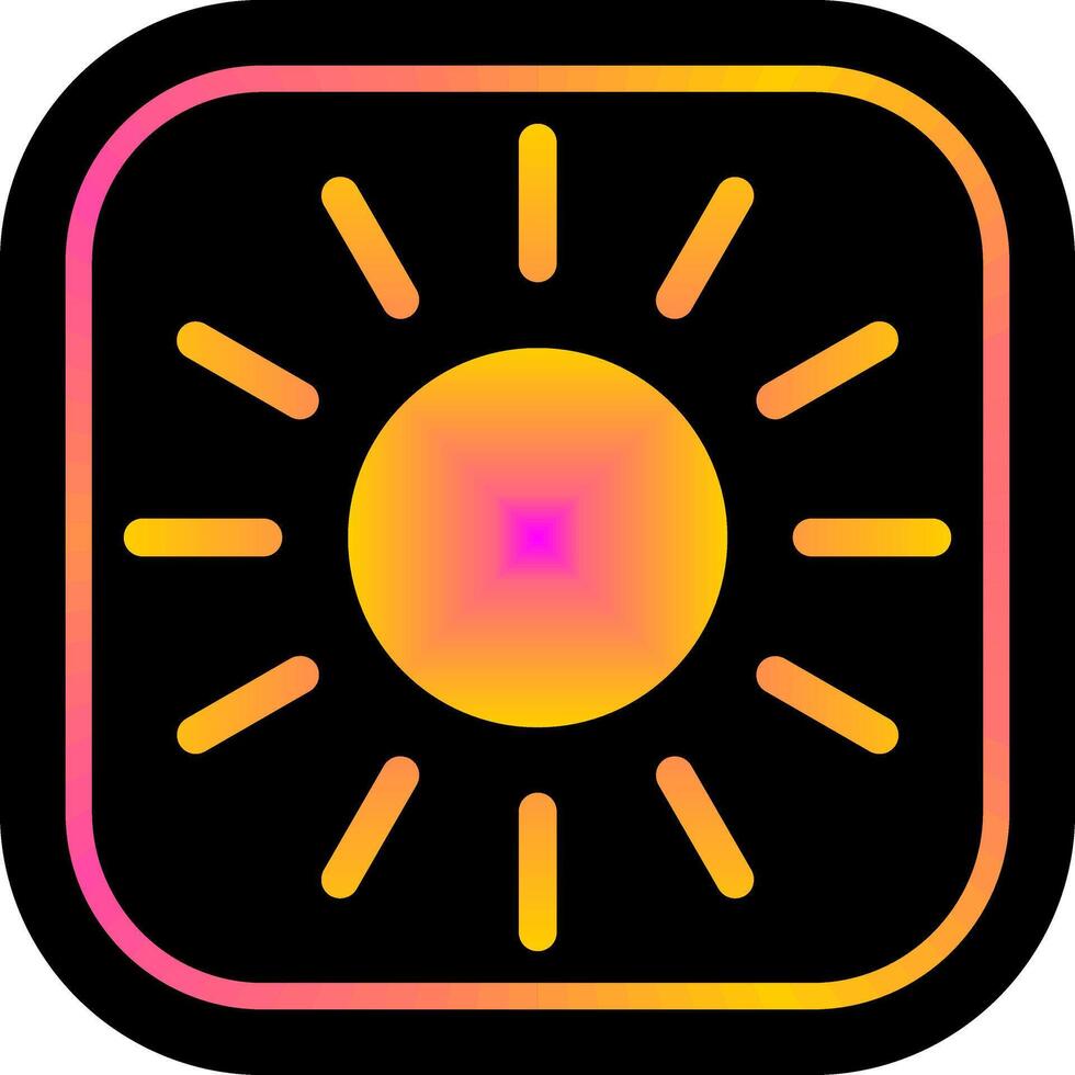 Sun Icon Design vector