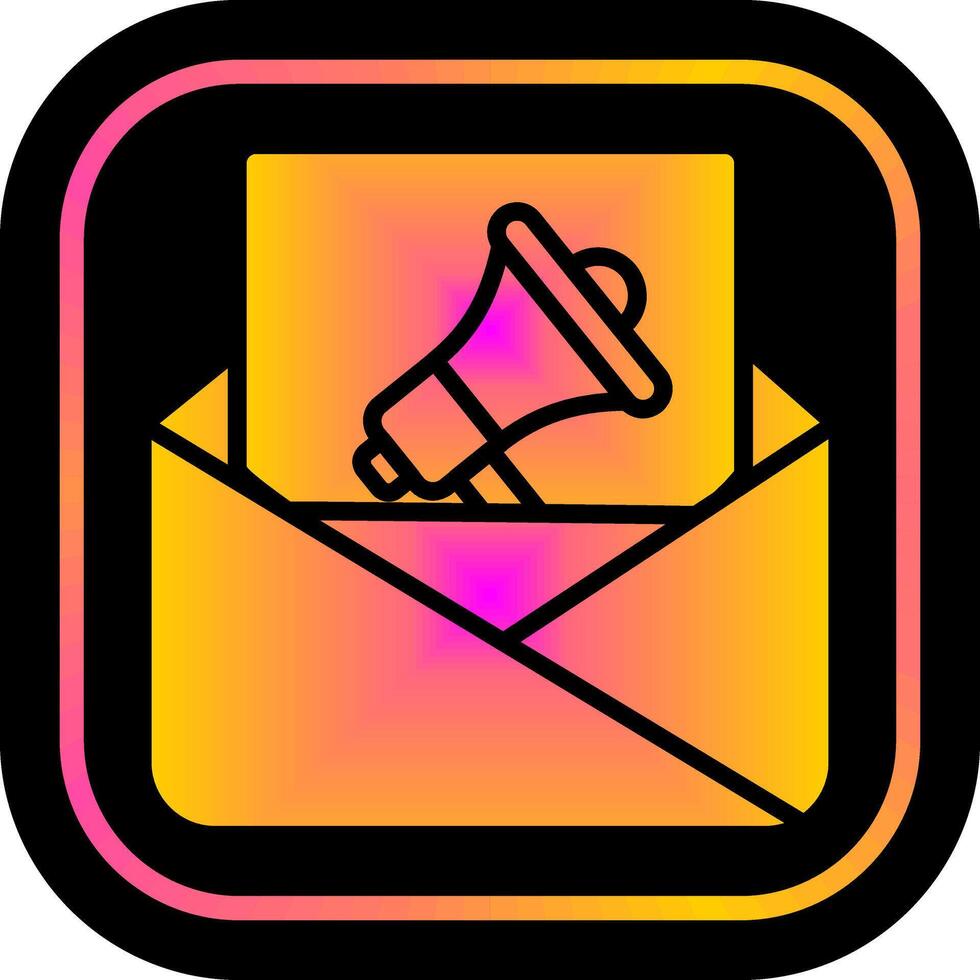 Email Marketing Icon Design vector
