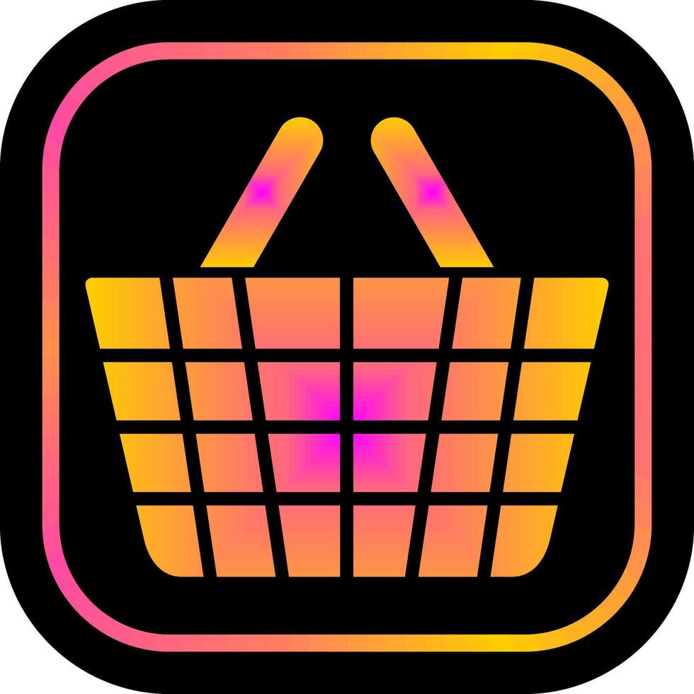 Shopping Basket Icon Design vector