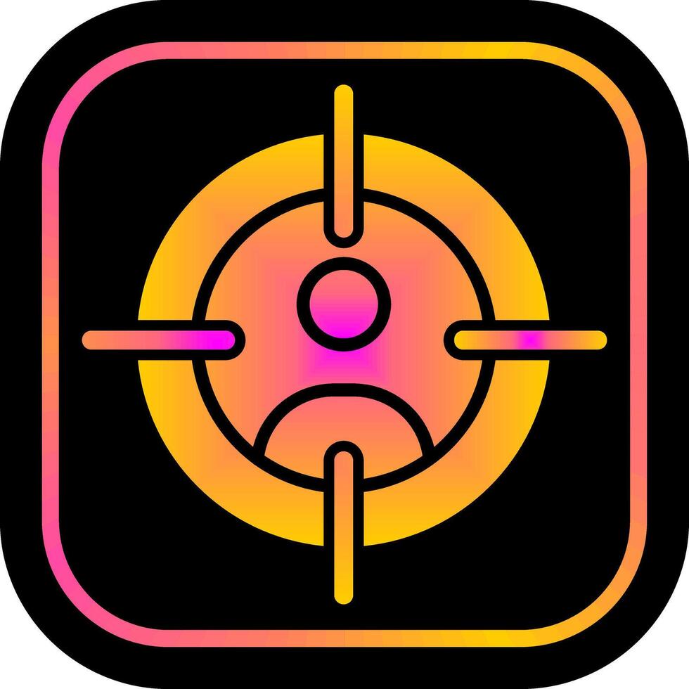 Target Audience Icon Design vector