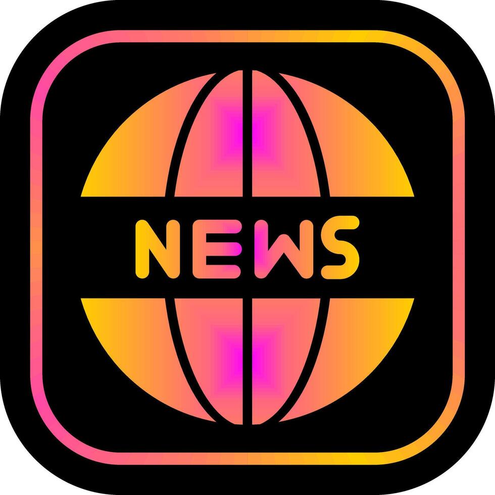 News Website Icon Design vector