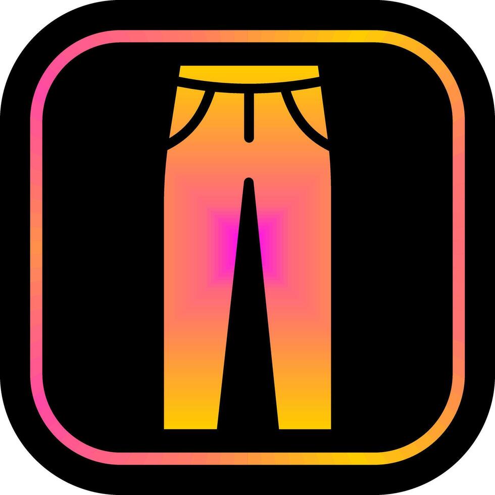 Pants Icon Design vector