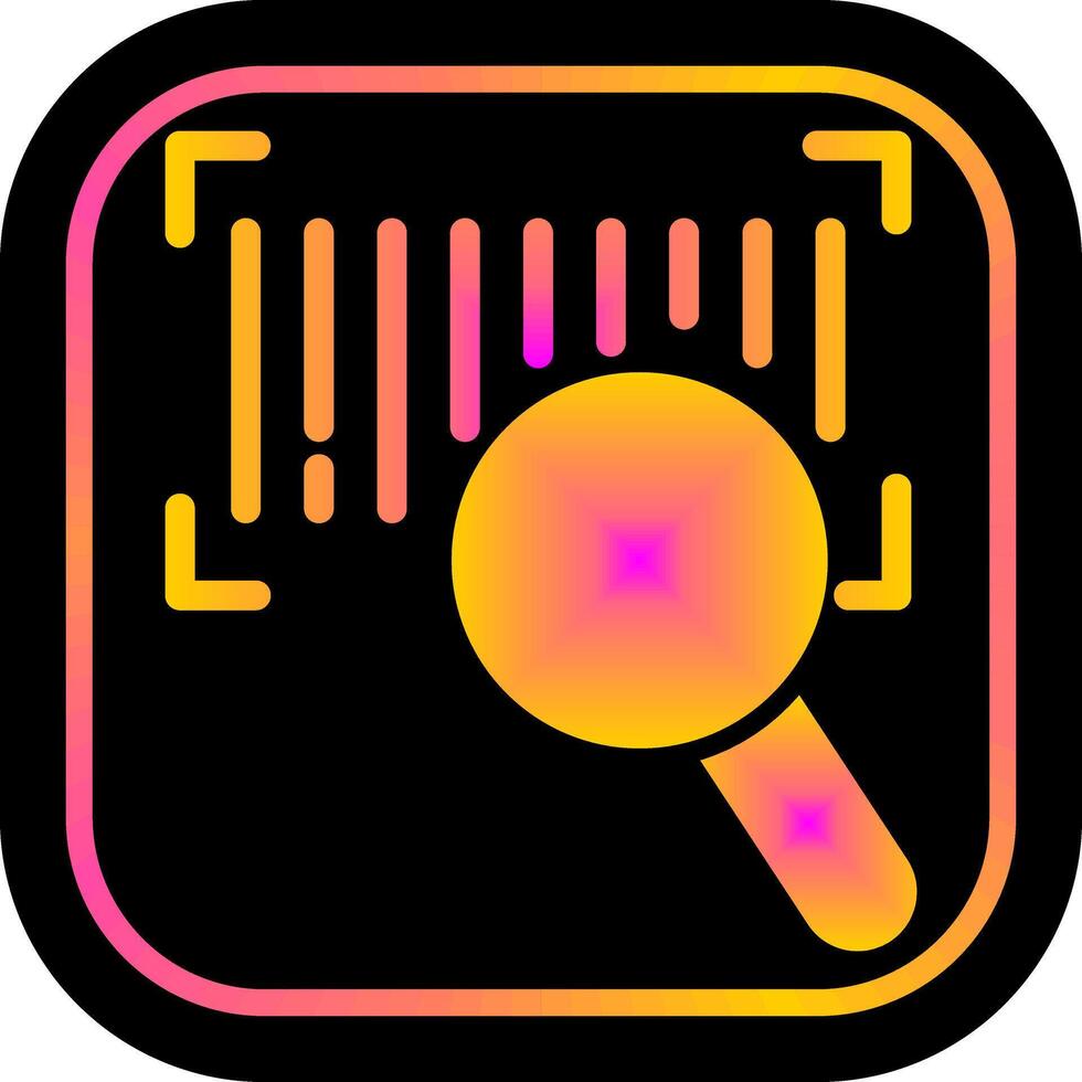 Barcode Database Icon Design vector