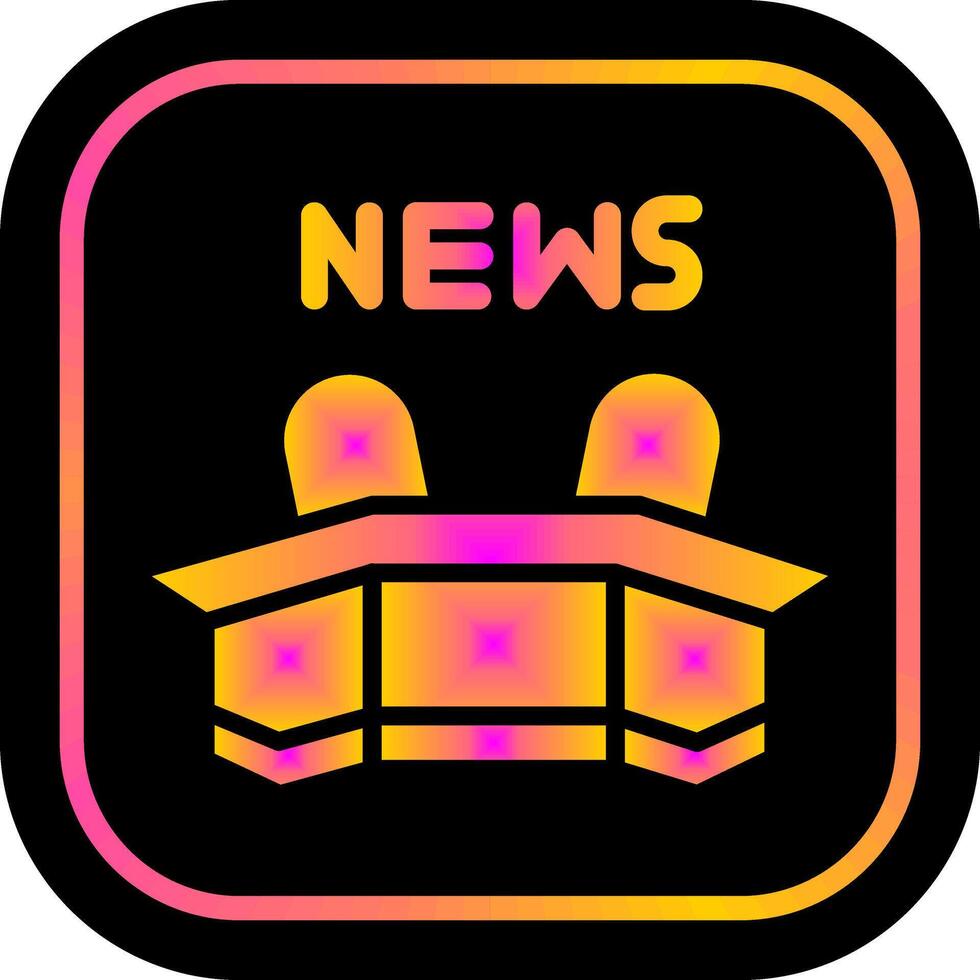 Newsroom Icon Design vector