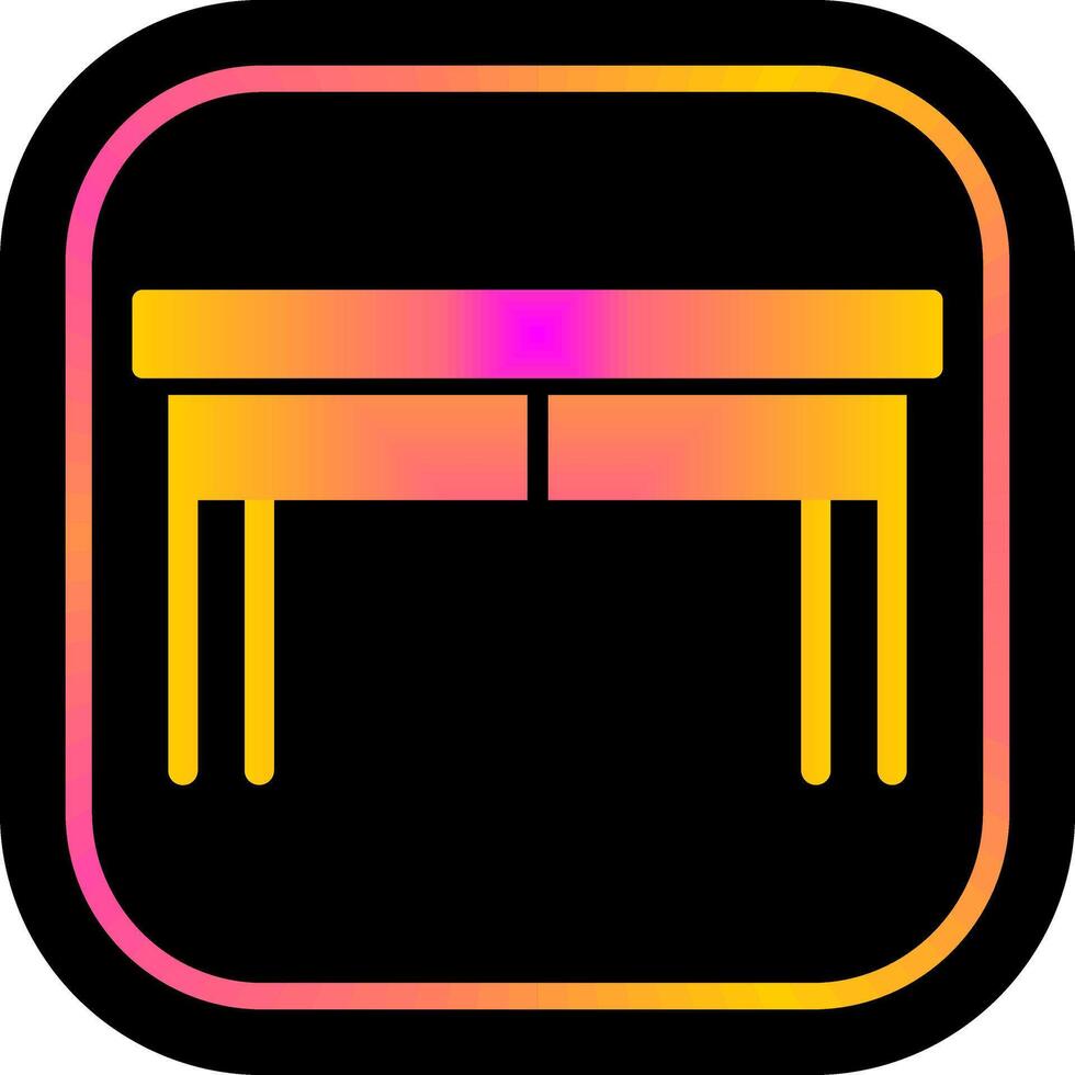Table Icon Design vector