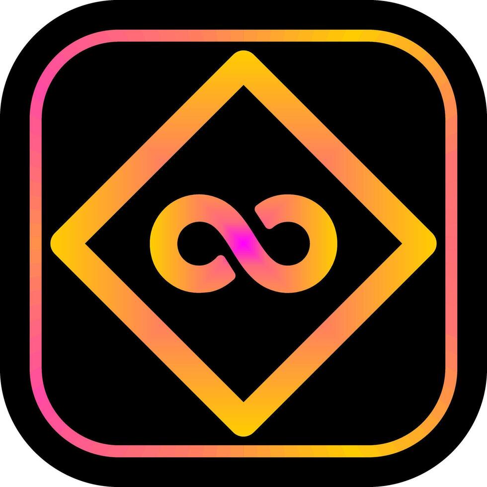 Infinity Sign Icon Design vector
